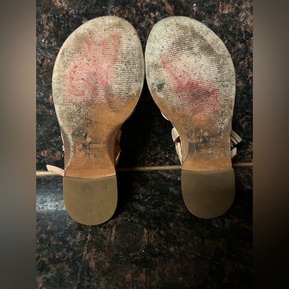 KATE SPADE clorinda leather flat tassel sandal size 5.5 - Picture 7 of 7